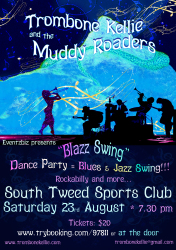 Poster South Tweed Sport Club - Trombone Kellie & the Muddy Roaders