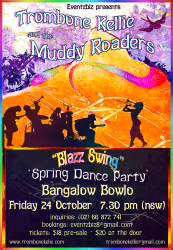 Poster bangalow Bowlo - Kellie Gang & the Muddy Roaders