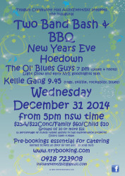 Kellie Gang Poster for New Years Eve 2014