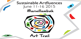 ‘Trombone Kellie’ and ‘Scrubby Pete’ Duo, Thursday, June 11, 2015: Art Trail – Murwillumbah