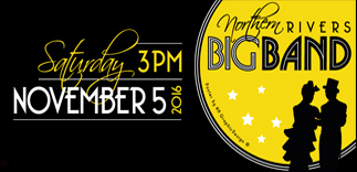 In support of the ‘Northern Rivers Big Band’, Saturday, November 5, 2016: South Tweed Sports Club