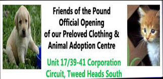 Friends of the Pound Official Opening, Saturday, June 30, 2018: Tweed Friends of the Pound Fundraiser