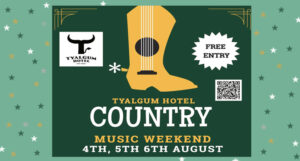 ‘Trombone Kellie Gang’, Friday, August 4, 2023, Tyalgum Country Music Weekend